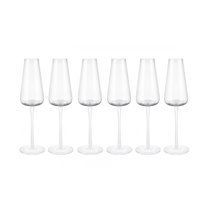 Belo champagneglas 20 cl 6-pack - Clear - Blomus