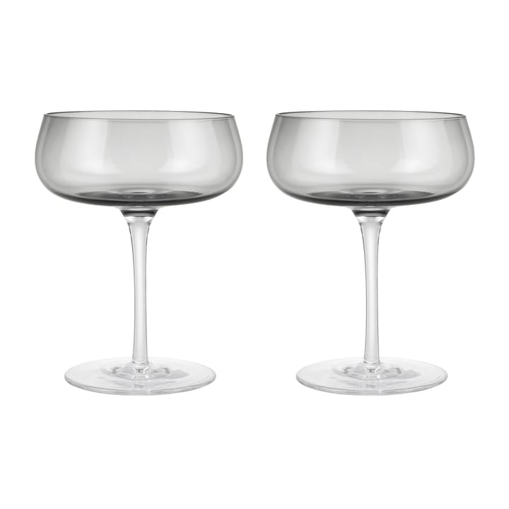 Belo champagneglas coupe 20 2-pack - Smoke - Blomus