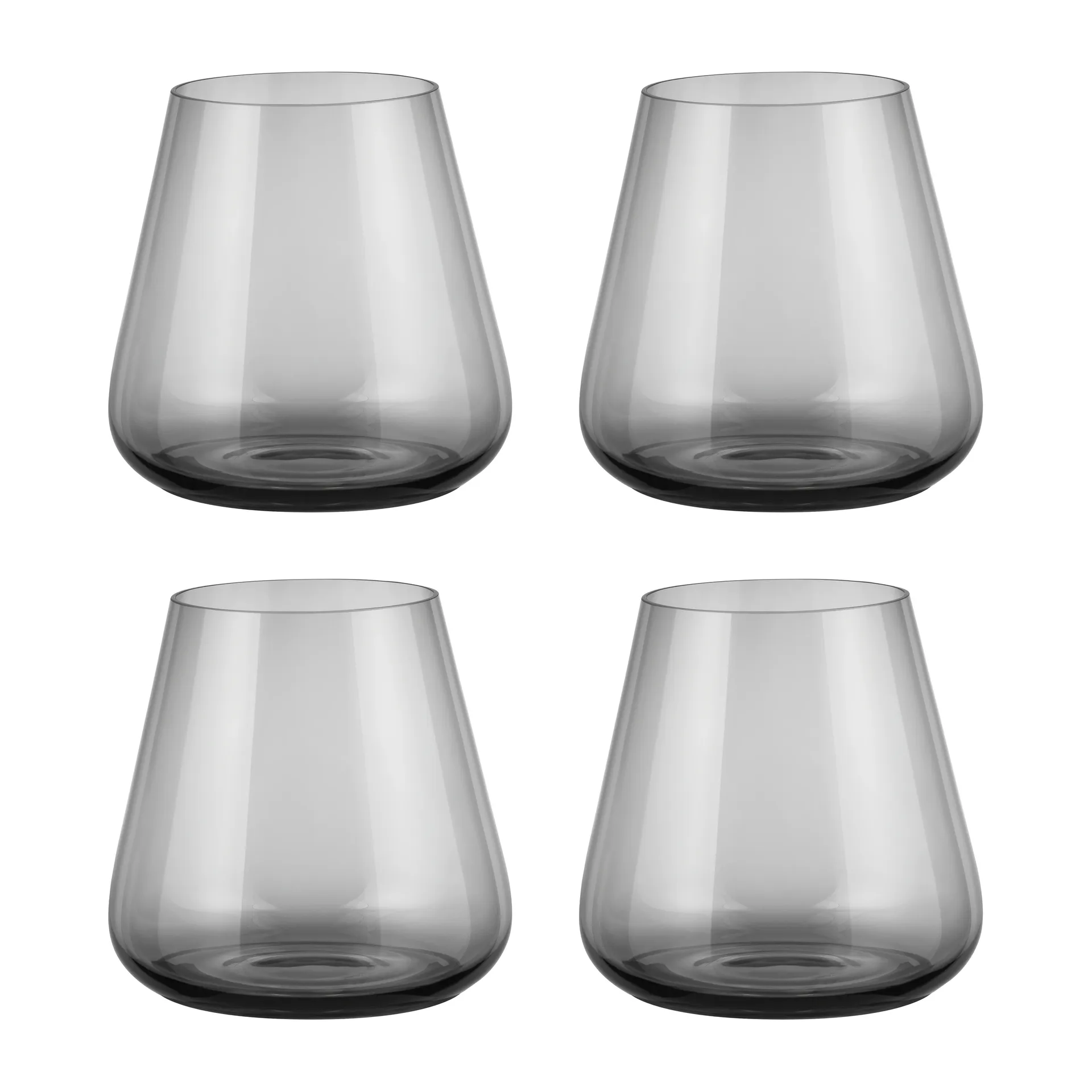 Belo dricksglas 28 cl 4-pack, Smoke blomus