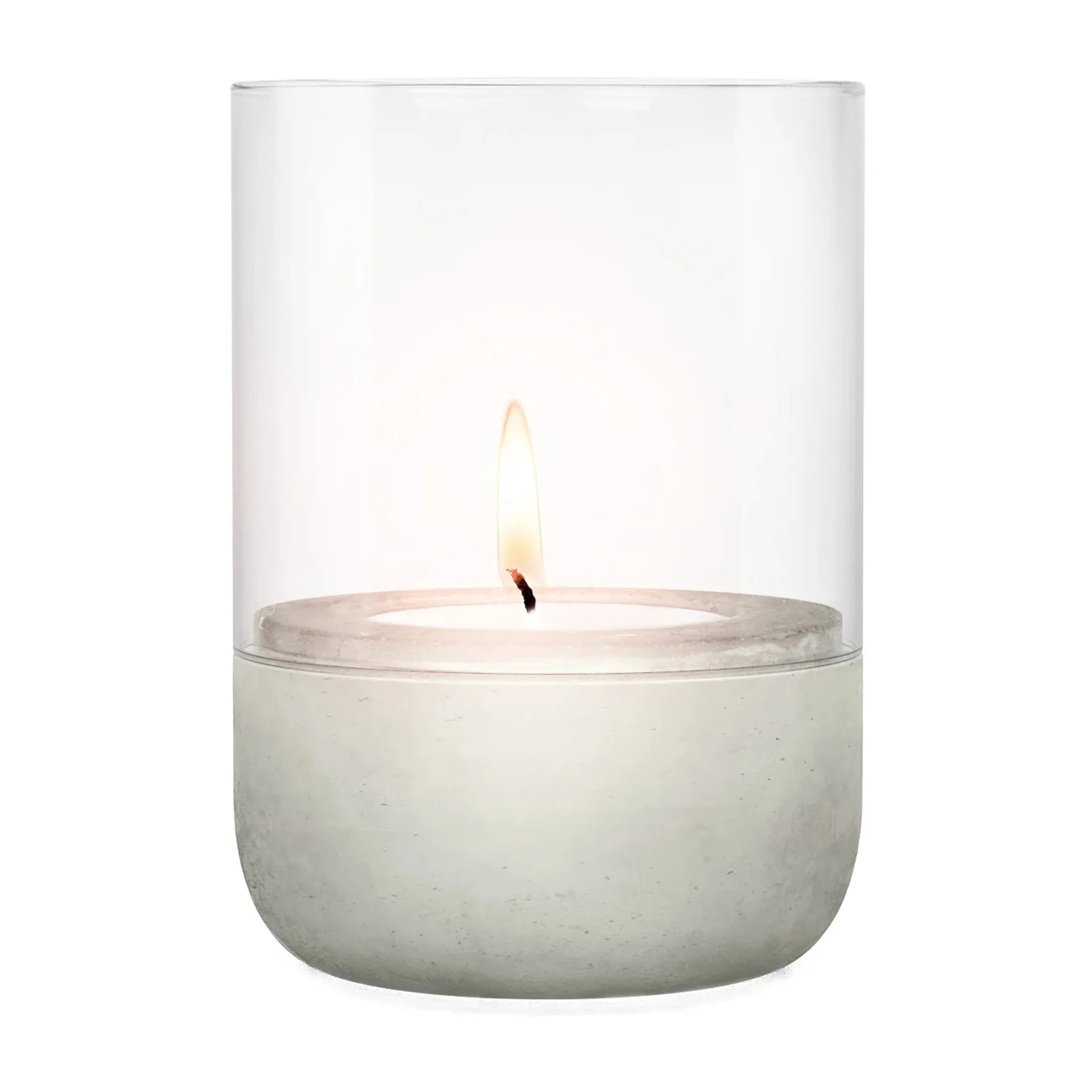 Calma ljuslykta Ø10 cm, Light grey blomus