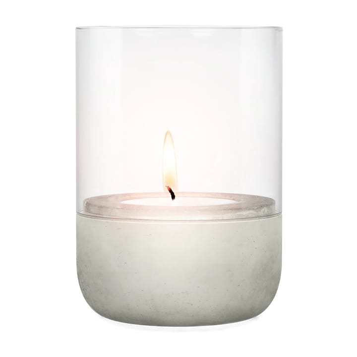 Calma ljuslykta Ø10 cm, Light grey Blomus