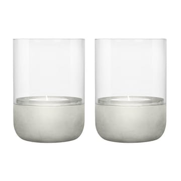 Calma ljuslykta Ø7 cm 2-pack - Light grey - Blomus