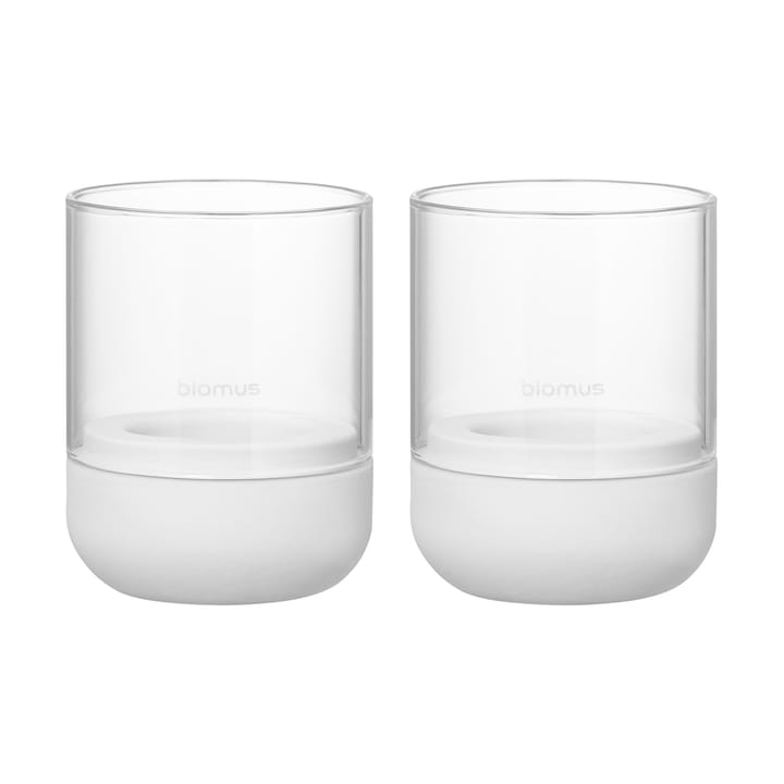 Calma ljuslykta Ø7 cm 2-pack, Lily white Blomus