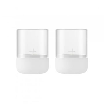 Calma ljuslykta Ø7 cm 2-pack - Lily white - Blomus