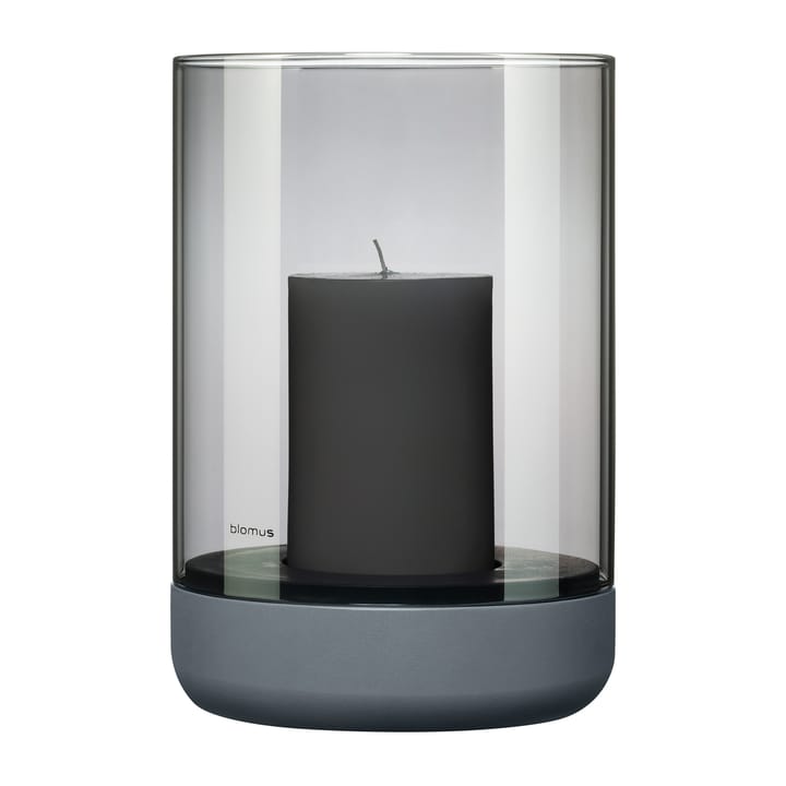 Calma stormlykta med blockljus Ø15 cm - Gray-smoke - Blomus