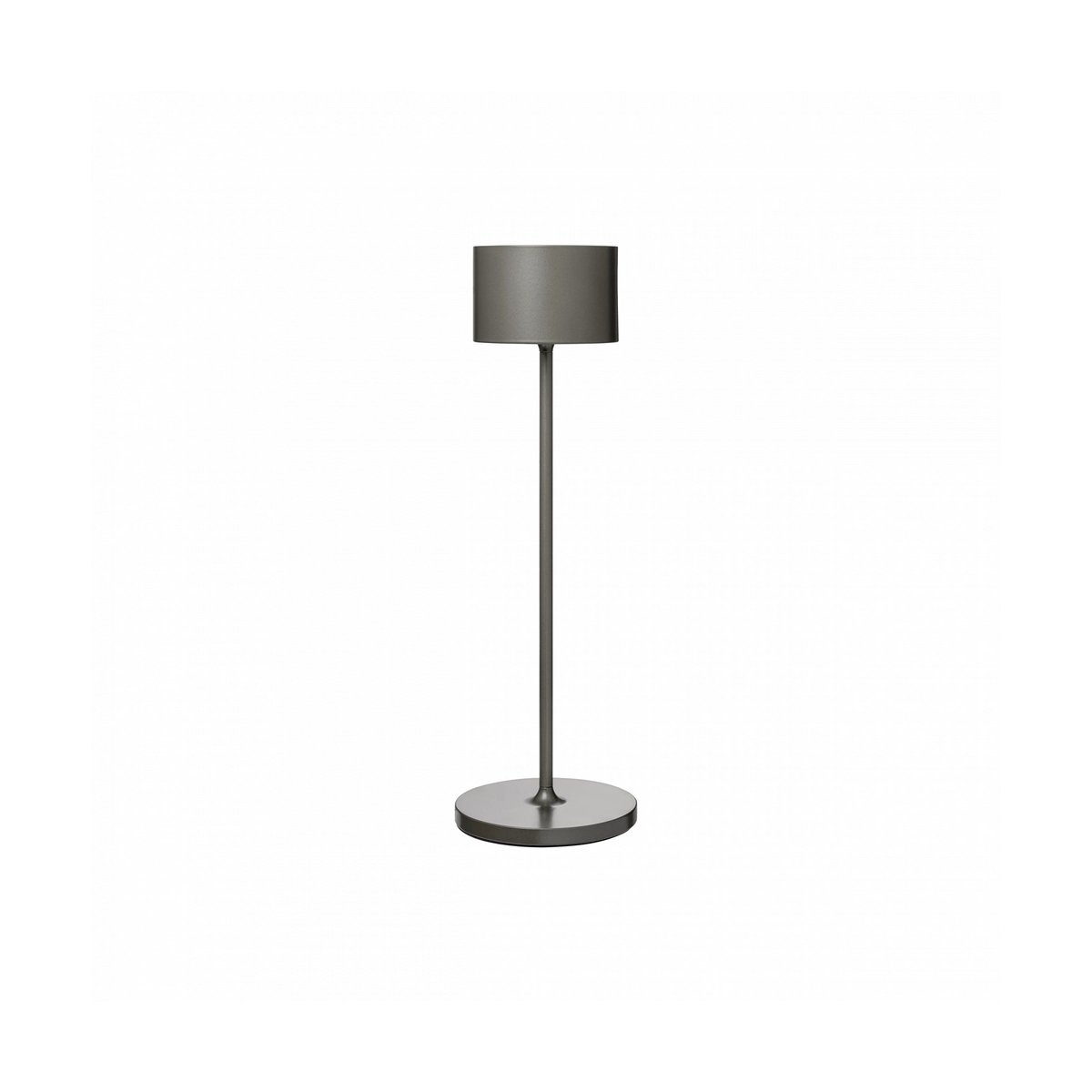 blomus Farol mobil LED-lampa 33 cm Burned Metal | Skandinavisk Design | Bordslampor | Grå