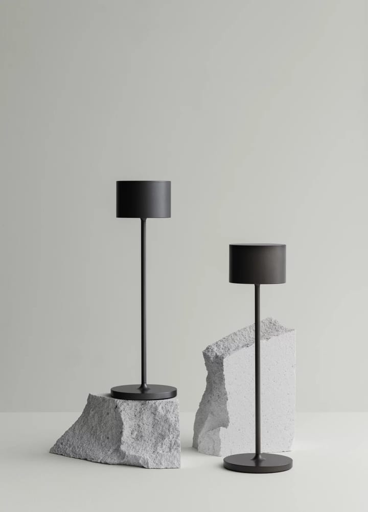 Farol mobil LED-lampa 33 cm, Burned Metal Blomus