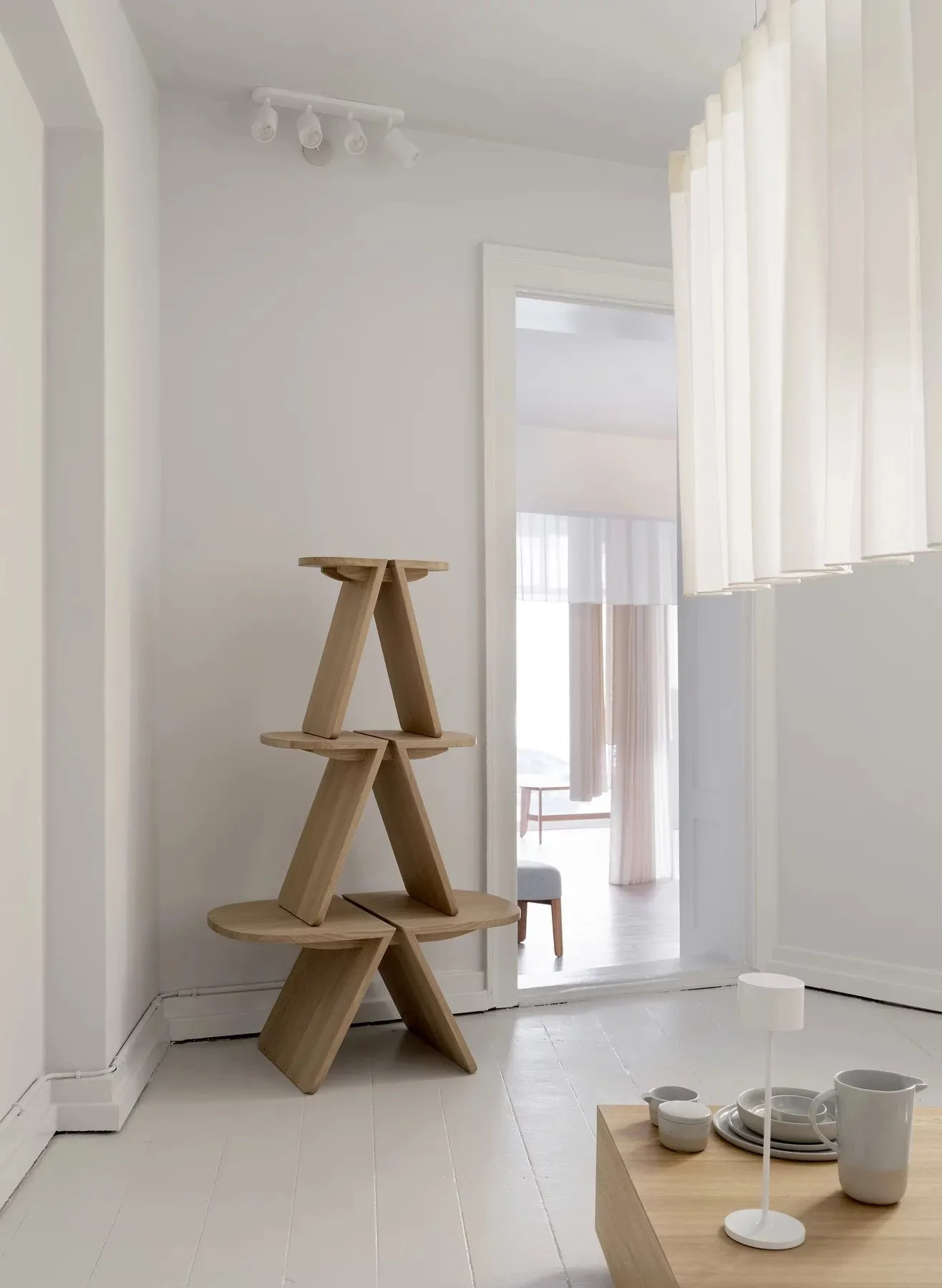 Farol mobil LED-lampa 33 cm, Burned Metal blomus