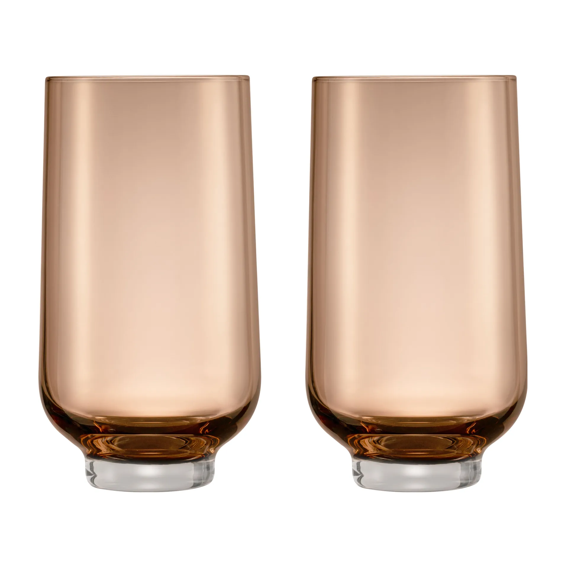 Flow tumblerglas 40 cl 2-pack, Coffee blomus