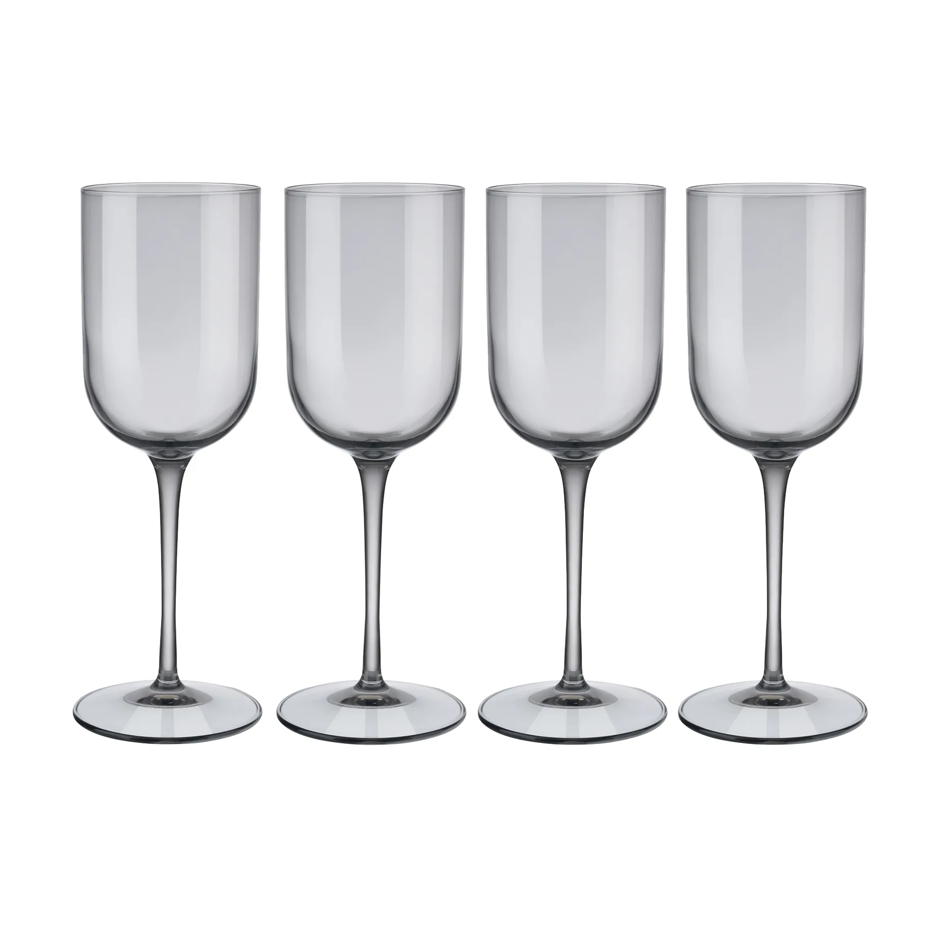 Fuum vitvinsglas 28 cl 4-pack, Smoke blomus