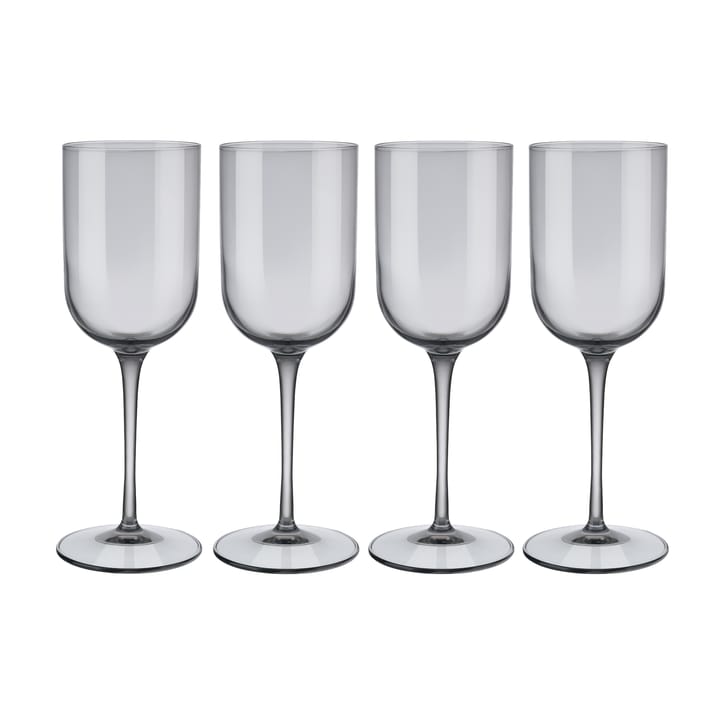 Fuum vitvinsglas 28 cl 4-pack - Smoke - Blomus