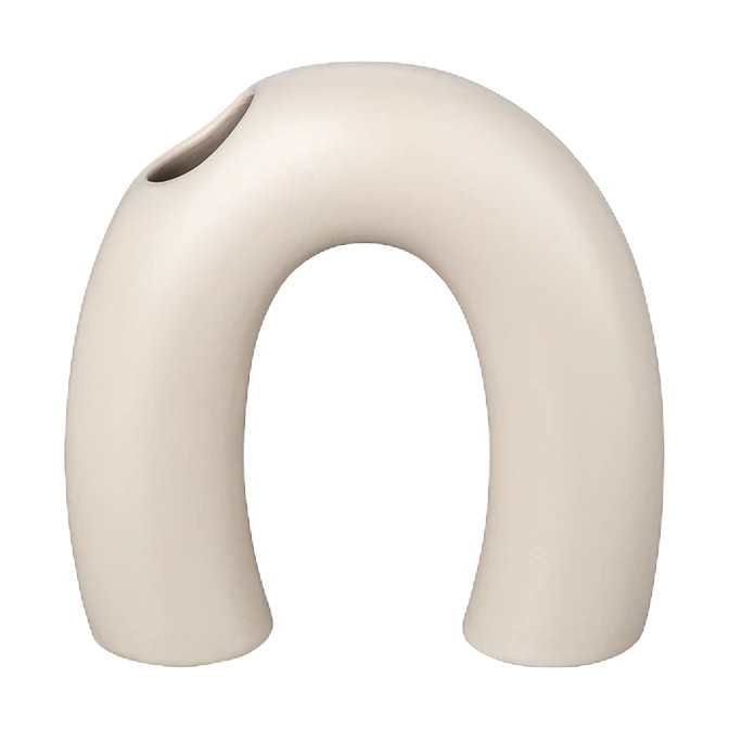 blomus Kagetsu vas 12 cm Moonbeam | Skandinavisk Design | Vaser | Beige