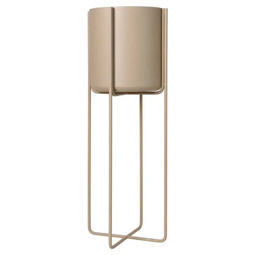 blomus Kena kruka på ben M h80,5 cm Ø29 cm Nomad (beige)