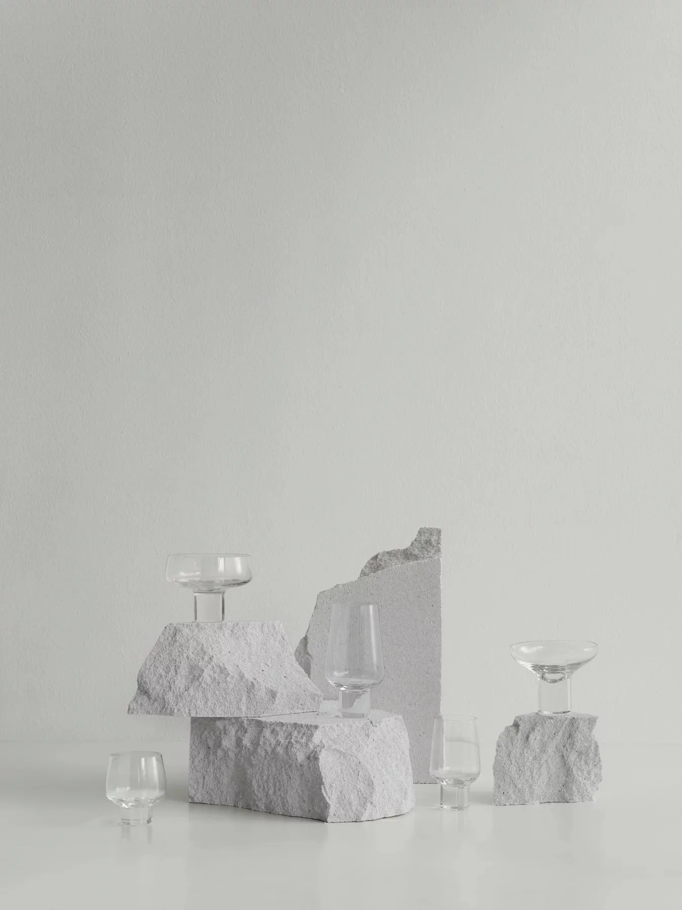 Koyoi champagneglas Coupe 9 cl, klar blomus