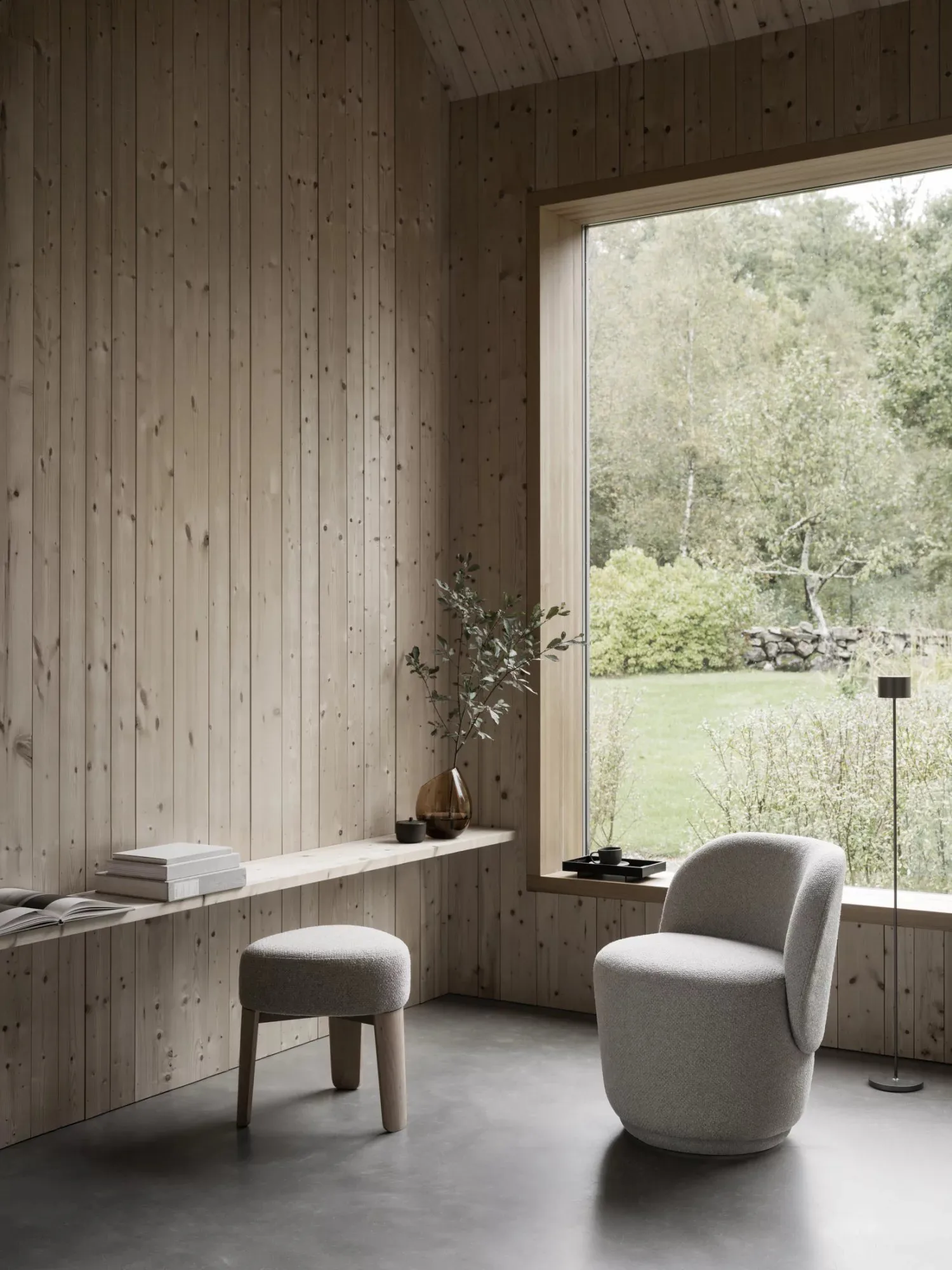 Kuon fåtölj med snurrfunktion, Socia desert blomus