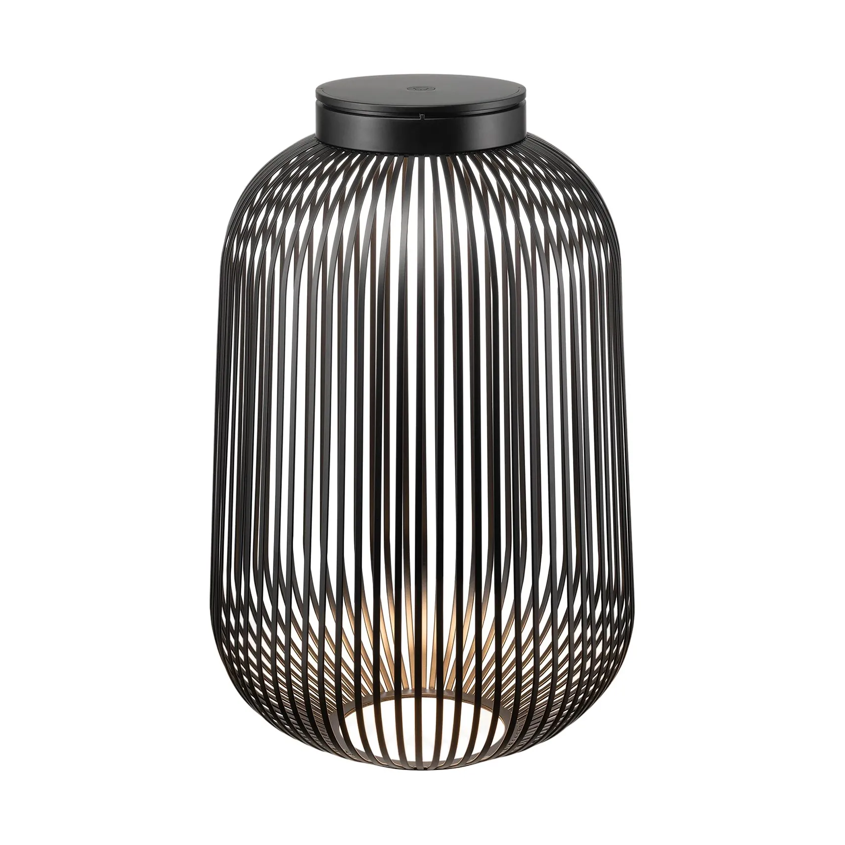 Lito LED-Lampa L, Svart blomus