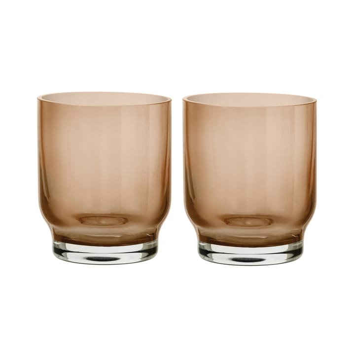 Lungo dricksglas 25 cl 2-pack - Coffee - blomus