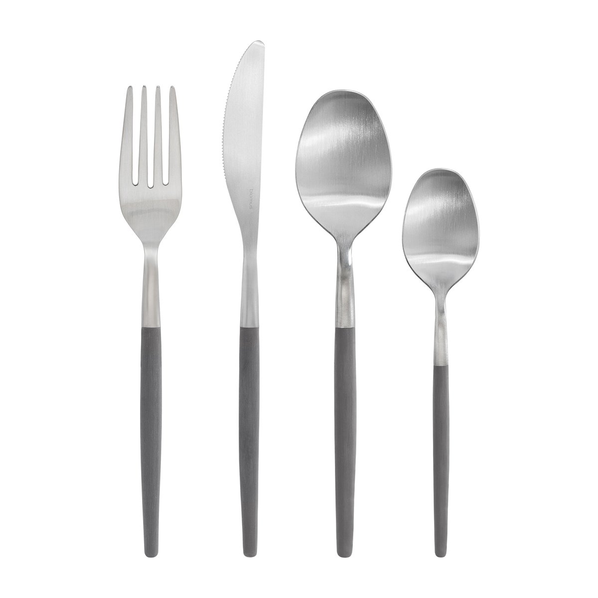 blomus Maxime bestickset 16 delar Sharkskin | Skandinavisk Design | Bestickset | Grå