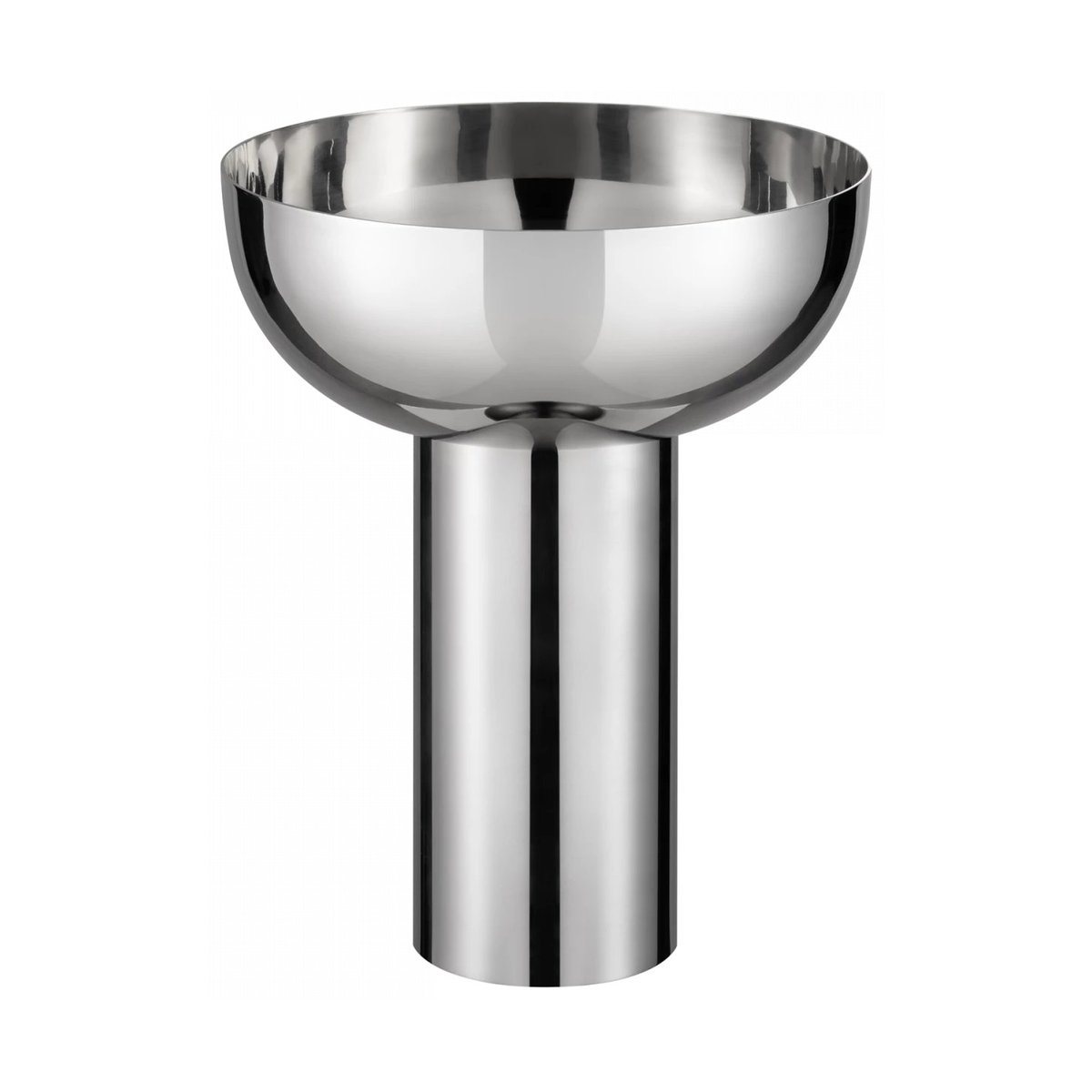 blomus MIYABI hyacintvas 17 cm Polished | Skandinavisk Design | Vaser | Silverfärgad