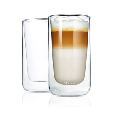 Nero isolerande latte macchiatoglas 2-pack - Klar - blomus