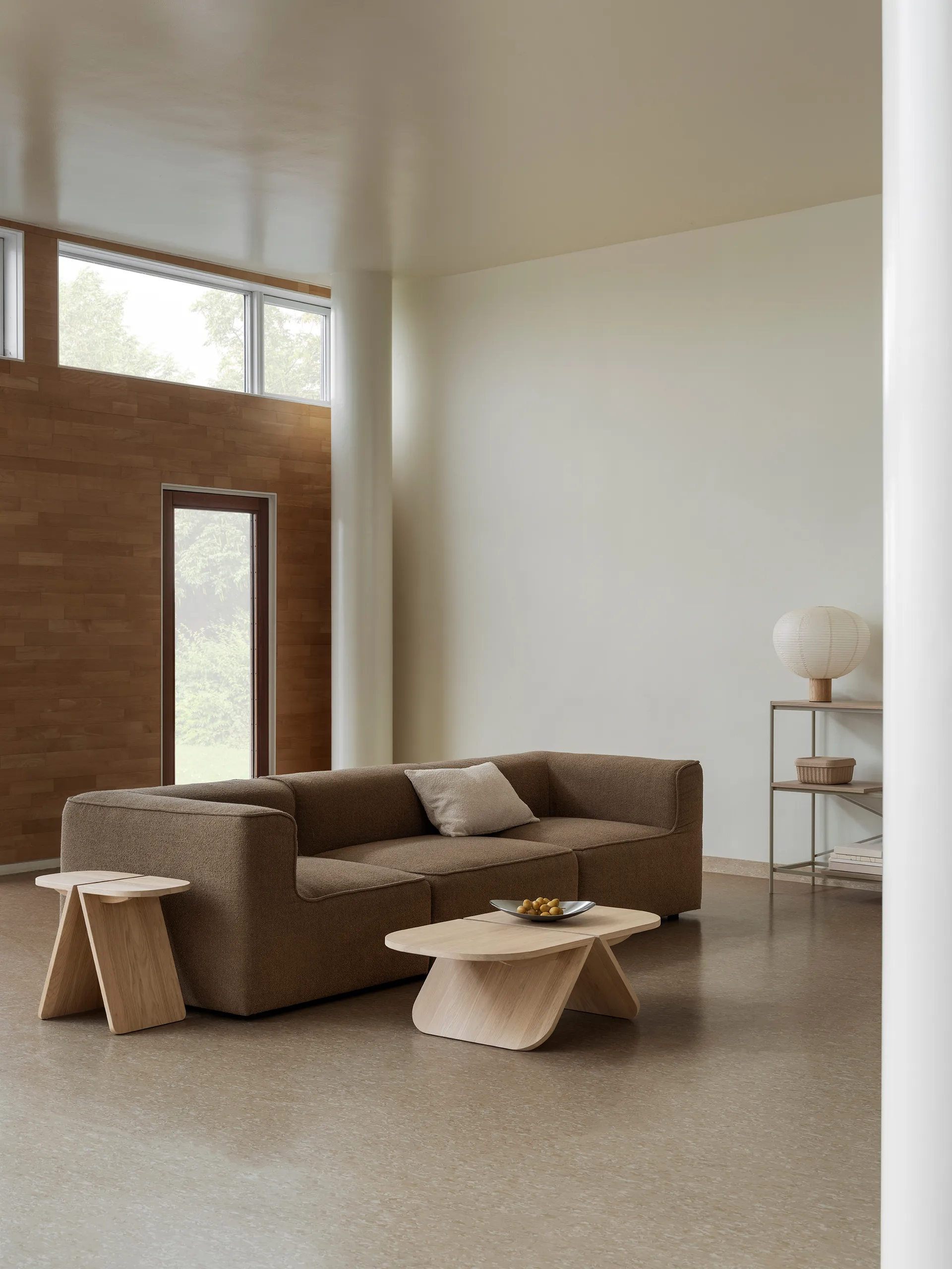 ONDEA skål M 35x42 cm, Rostfritt stål polerat blomus