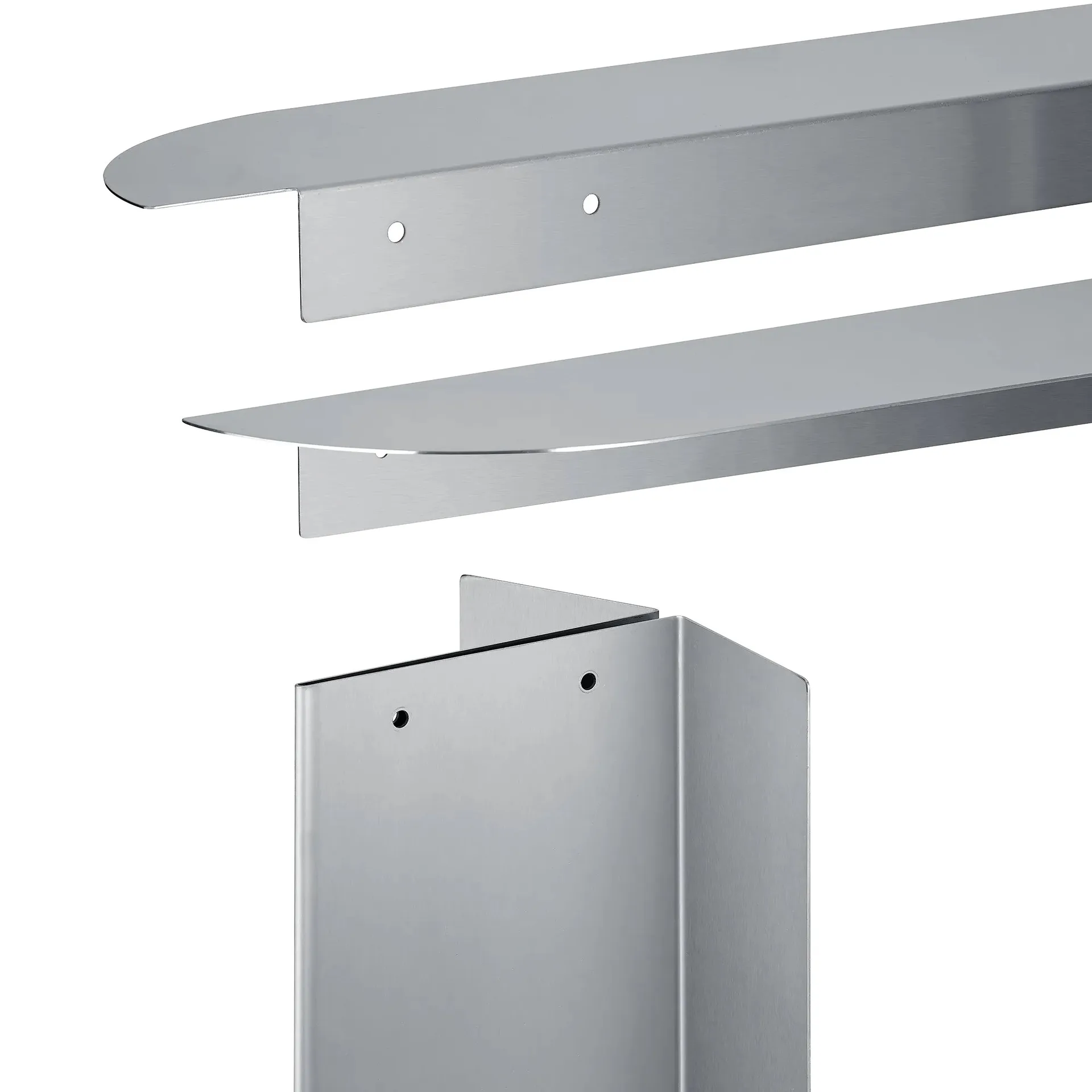 ORU bänk 80x45 cm, Matt rostfritt stål blomus