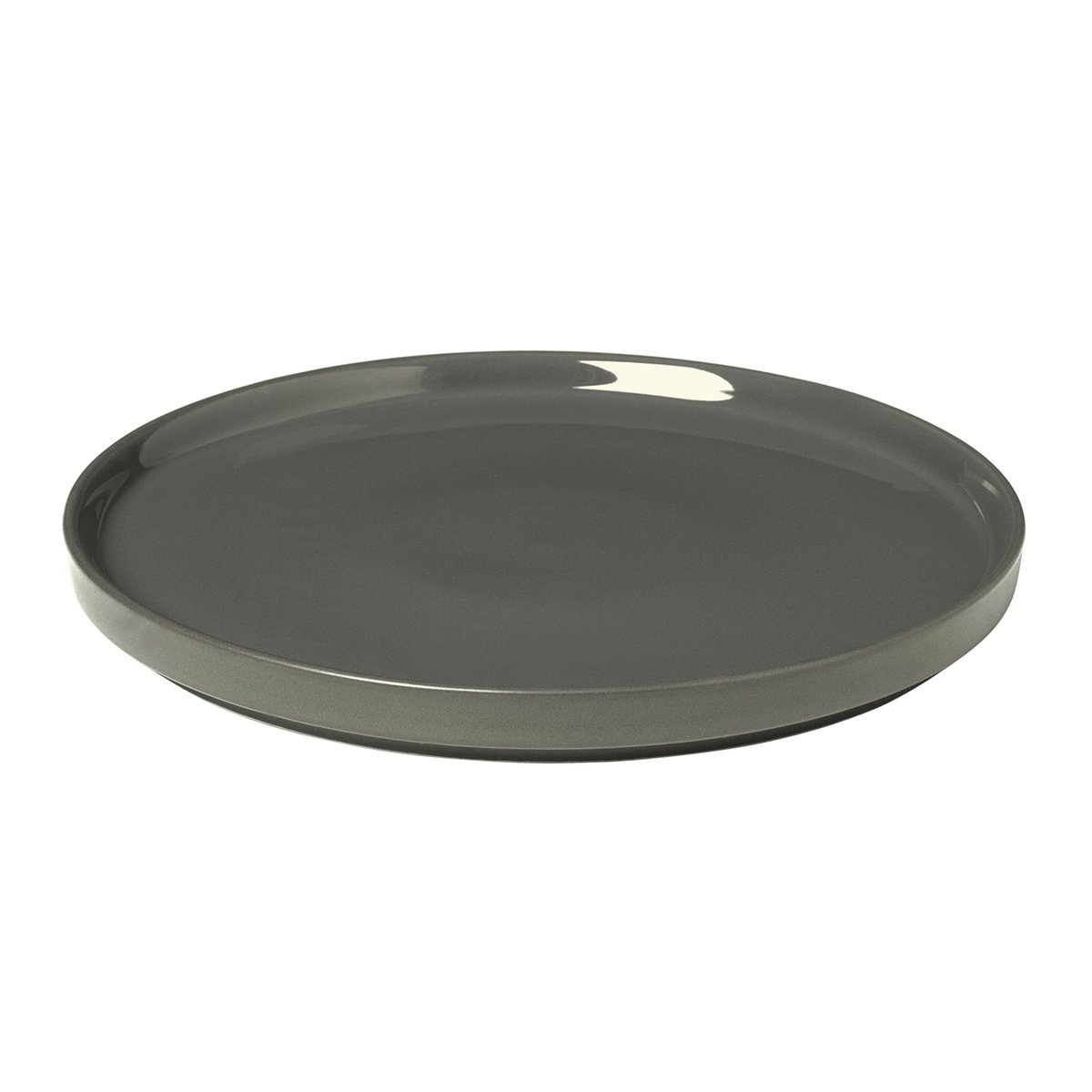 blomus Pilar desserttallrik 20 cm Pewter | Skandinavisk Design | Assietter | Grå