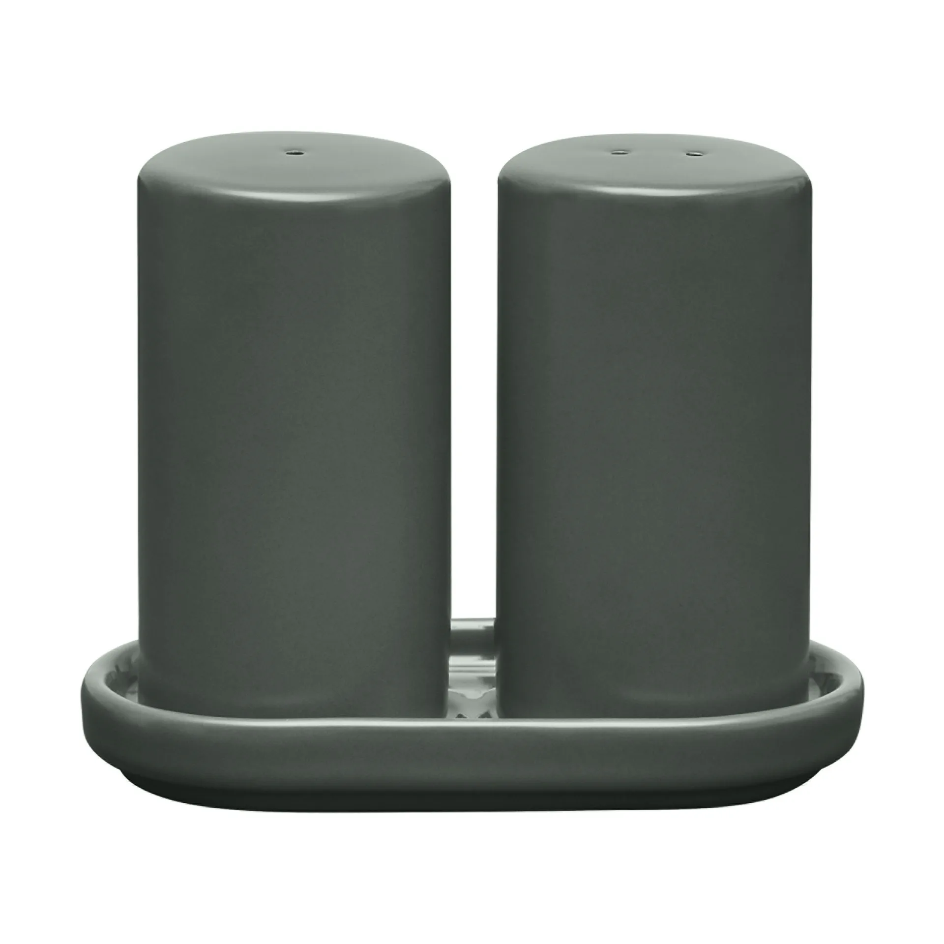 Pilar salt- & pepparkar 2 delar, Agave Green, Ø4,5x11,5 cm blomus