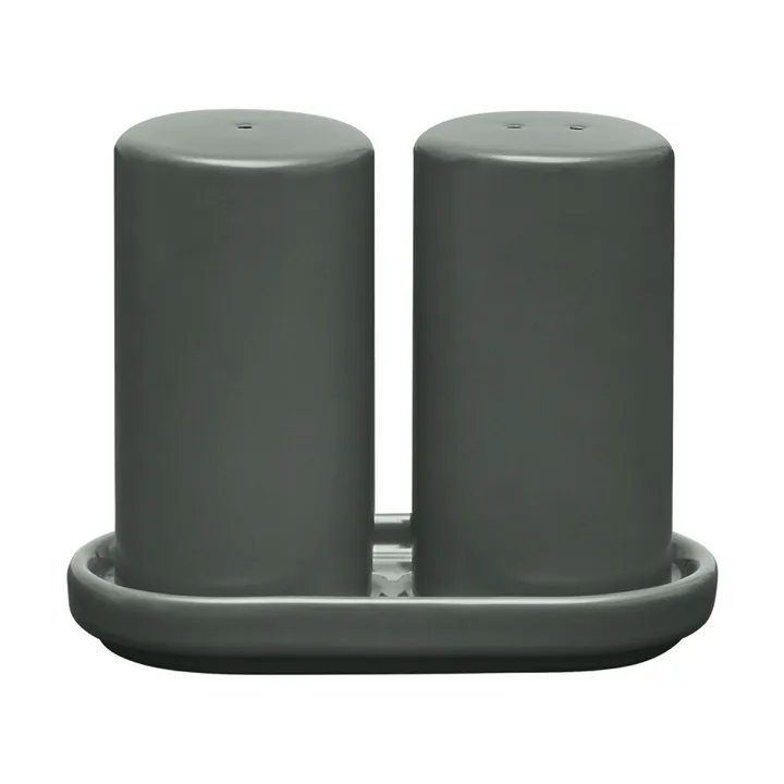 Pilar salt- & pepparkar 2 delar - Agave Green, Ø4,5x11,5 cm - Blomus