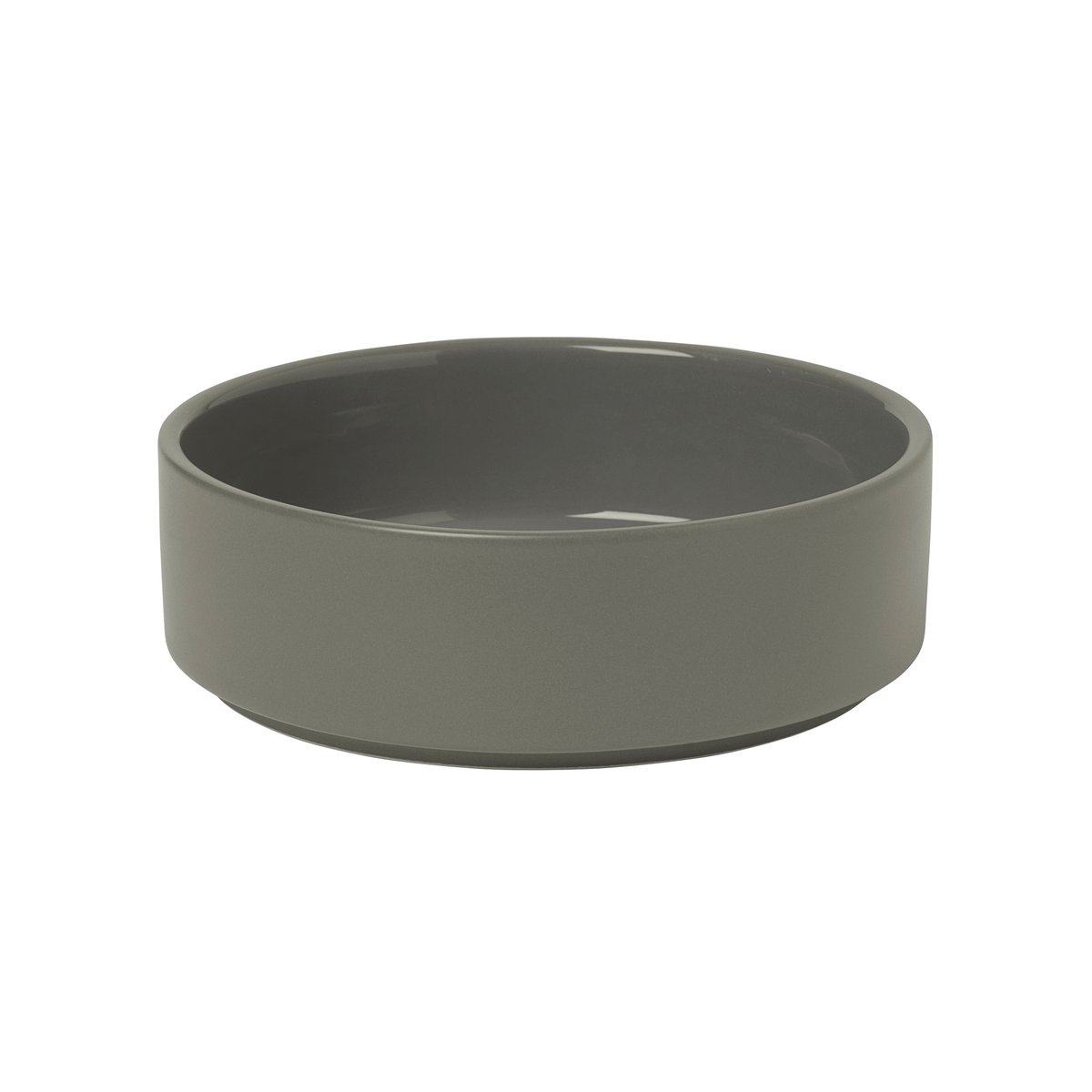 blomus Pilar skål låg 14 cm Pewter | Skandinavisk Design | Frukostskålar | Grå