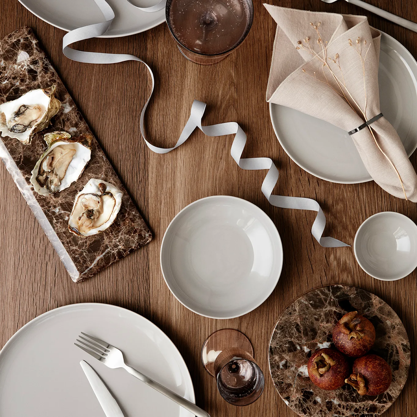 Ro desserttallrik Ø 21 cm, Nimbus cloud blomus