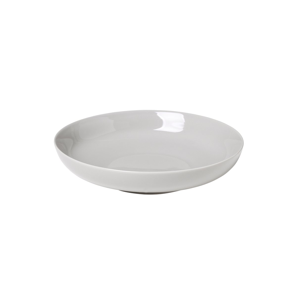 blomus Ro djup tallrik 22cm Nimbus cloud | Skandinavisk Design | Djupa tallrikar | Grå