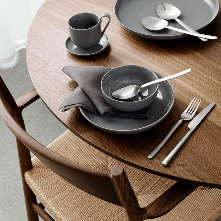 Ro kaffekopp med fat 2-pack, Sharkskin Blomus