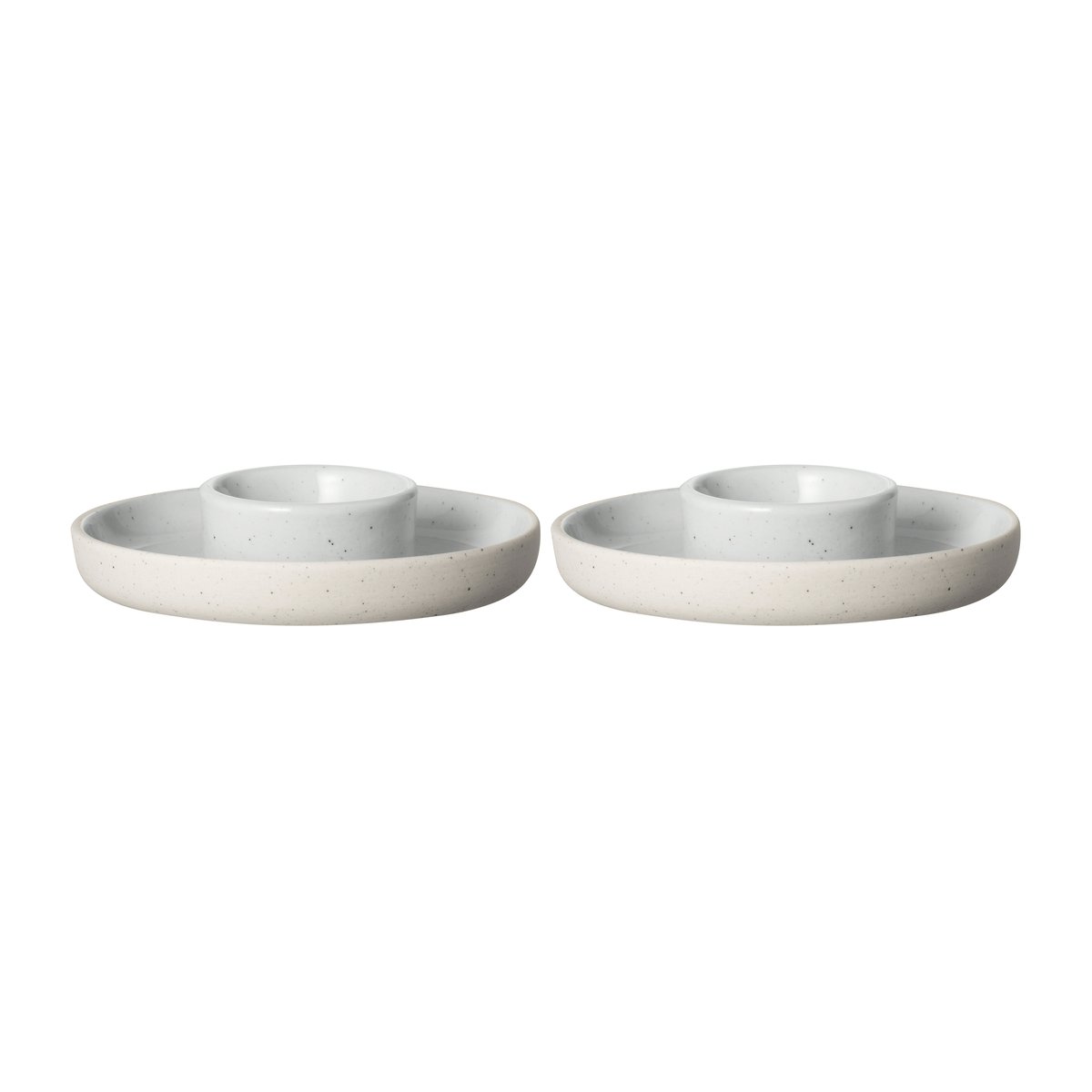 blomus Sablo äggkopp 10 cm 2-pack Cloud | Skandinavisk Design | Äggkoppar | Grå