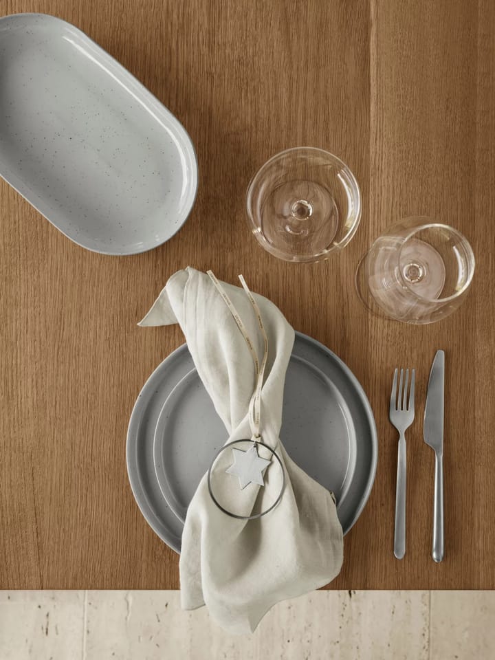 Sablo serveringstallrik djup S 17x29 cm, Cloud Blomus