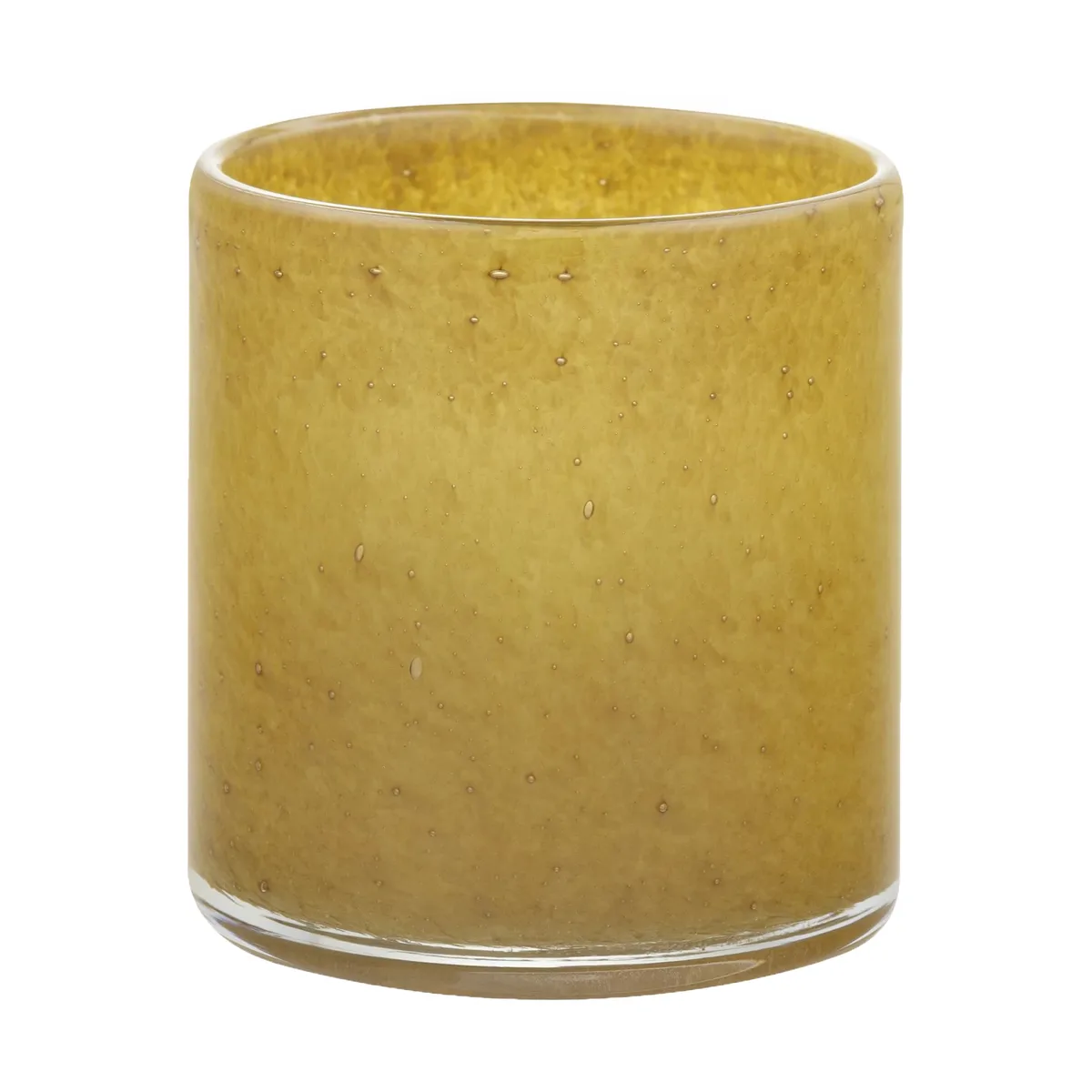 blomus SAGA ljuslykta L Ø15 cm Tan