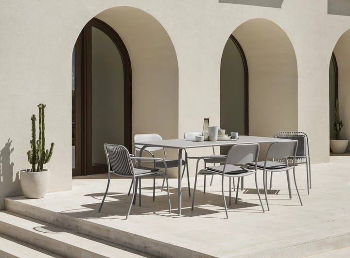 Sittdyna till YUA stol och YUA lounge chair, Melange grey Blomus