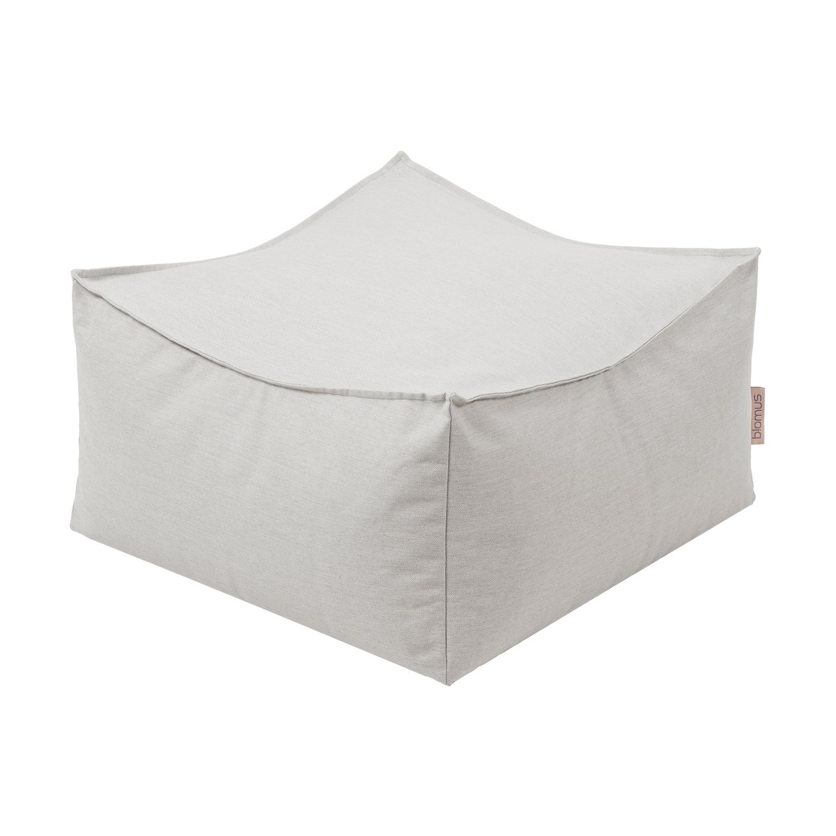 blomus STAY sittpuff 60x60 cm Cloud | Skandinavisk Design | Sittpuff utomhusbruk | Grå