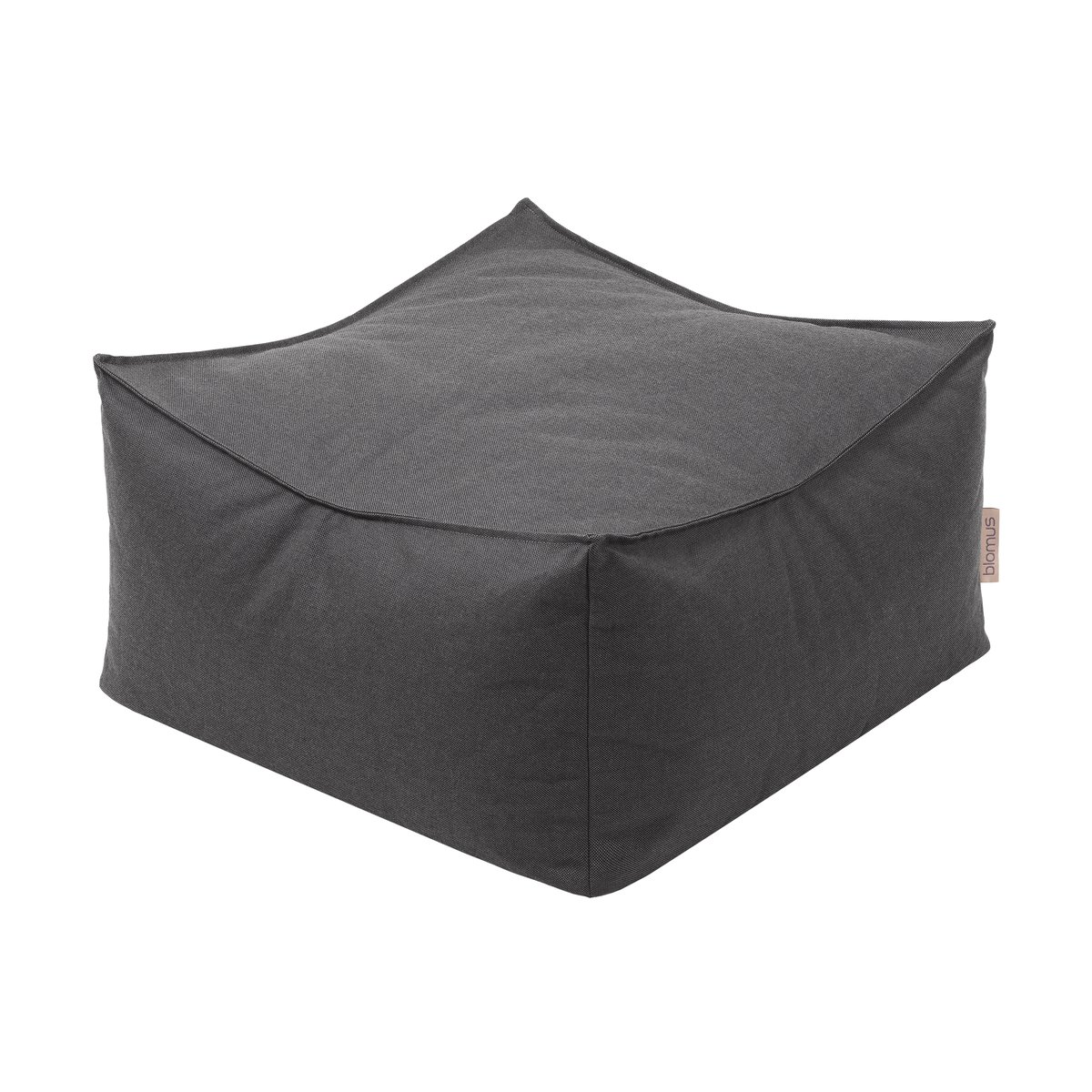 blomus STAY sittpuff 60x60 cm Coal | Skandinavisk Design | Sittpuff utomhusbruk | Grå