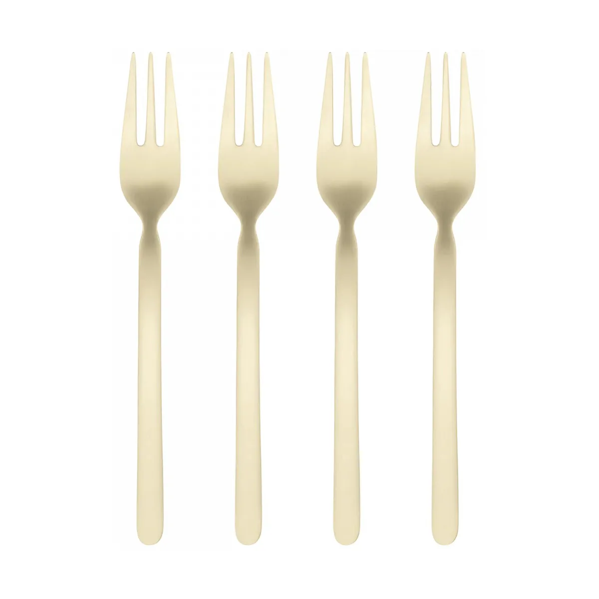 blomus STELLA dessertgaffel champagne 4-pack 15,5 cm
