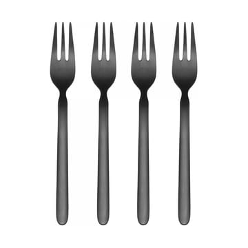 STELLA dessertgaffel svart 4-pack - 15,5 cm - Blomus