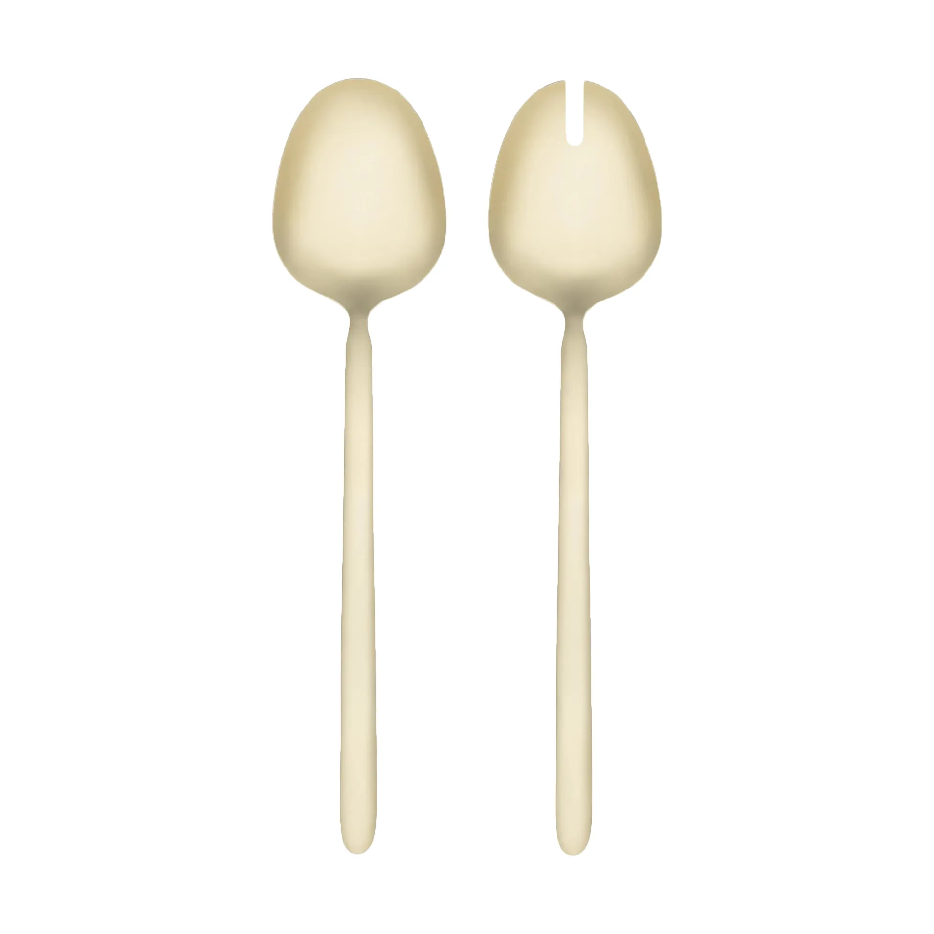 STELLA salladsbestick champagne 2 delar, 28 cm blomus