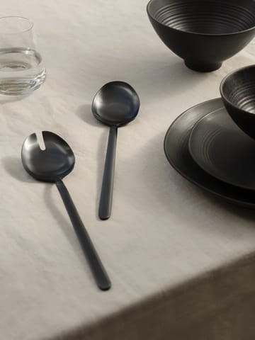STELLA salladsbestick svart 2-pack - 28 cm - Blomus