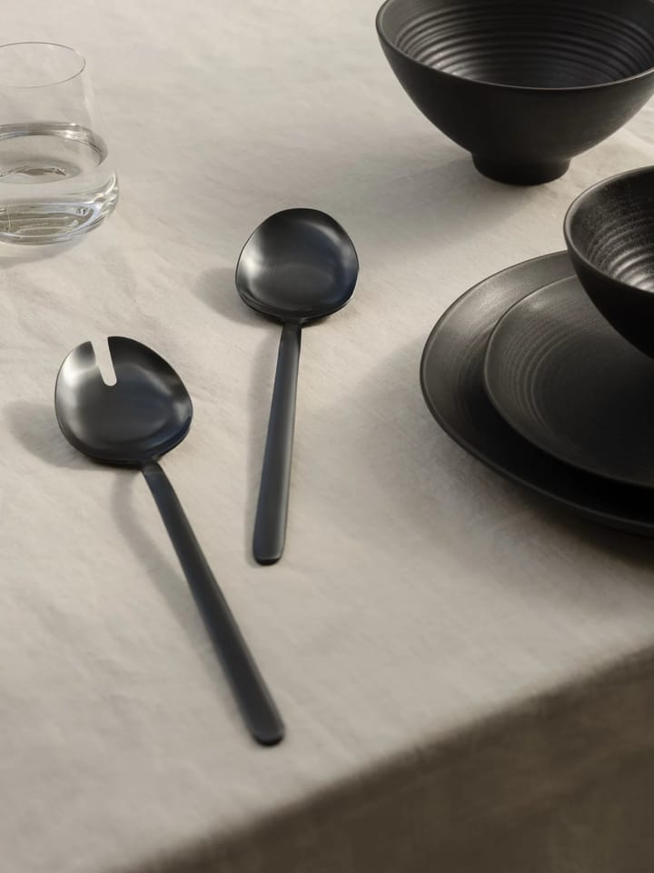 STELLA salladsbestick svart 2-pack, 28 cm Blomus