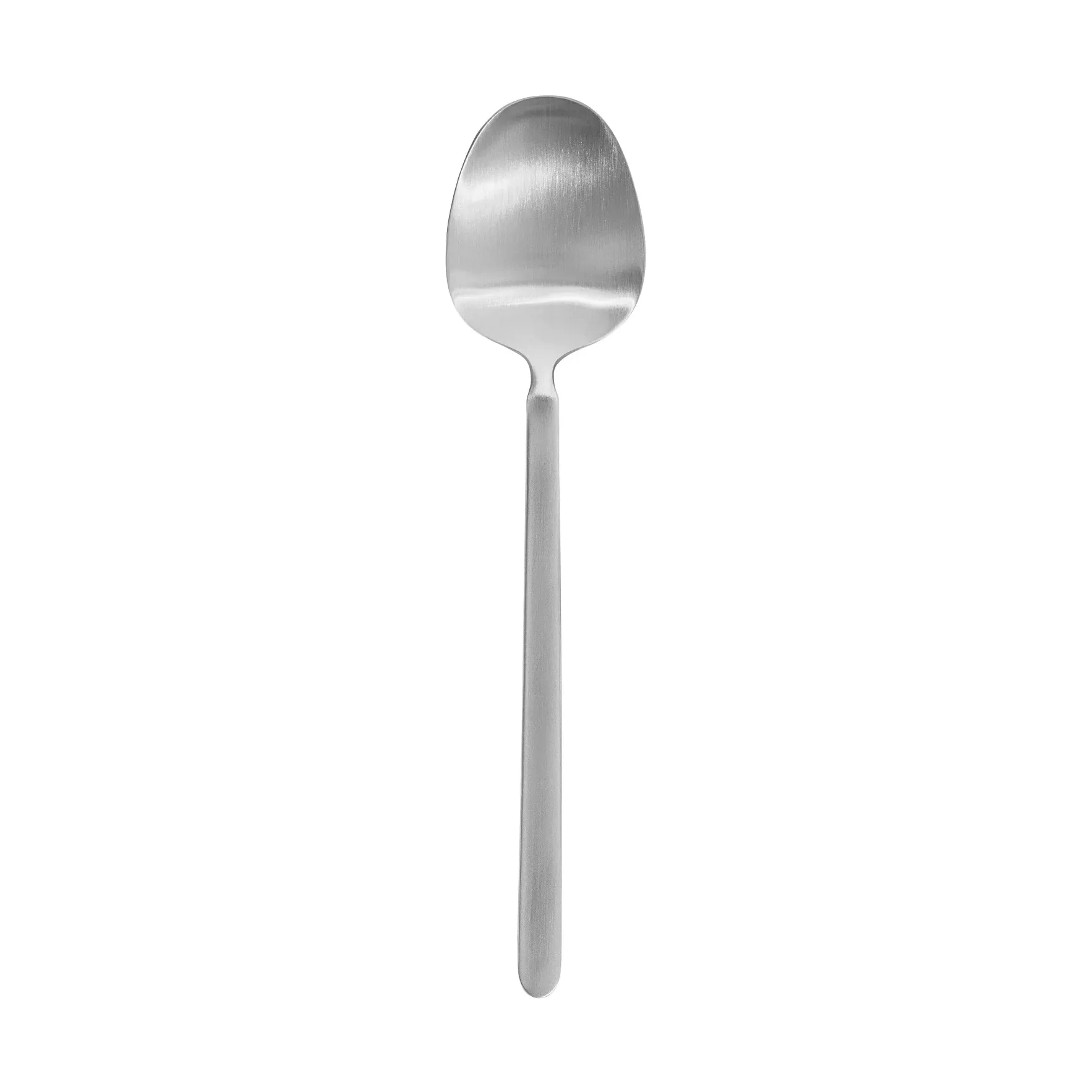 Stella serveringssked 25 cm, Matt silver blomus