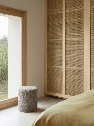 Teddy sittpuff - Sharkskin, Ø35x40 cm - blomus