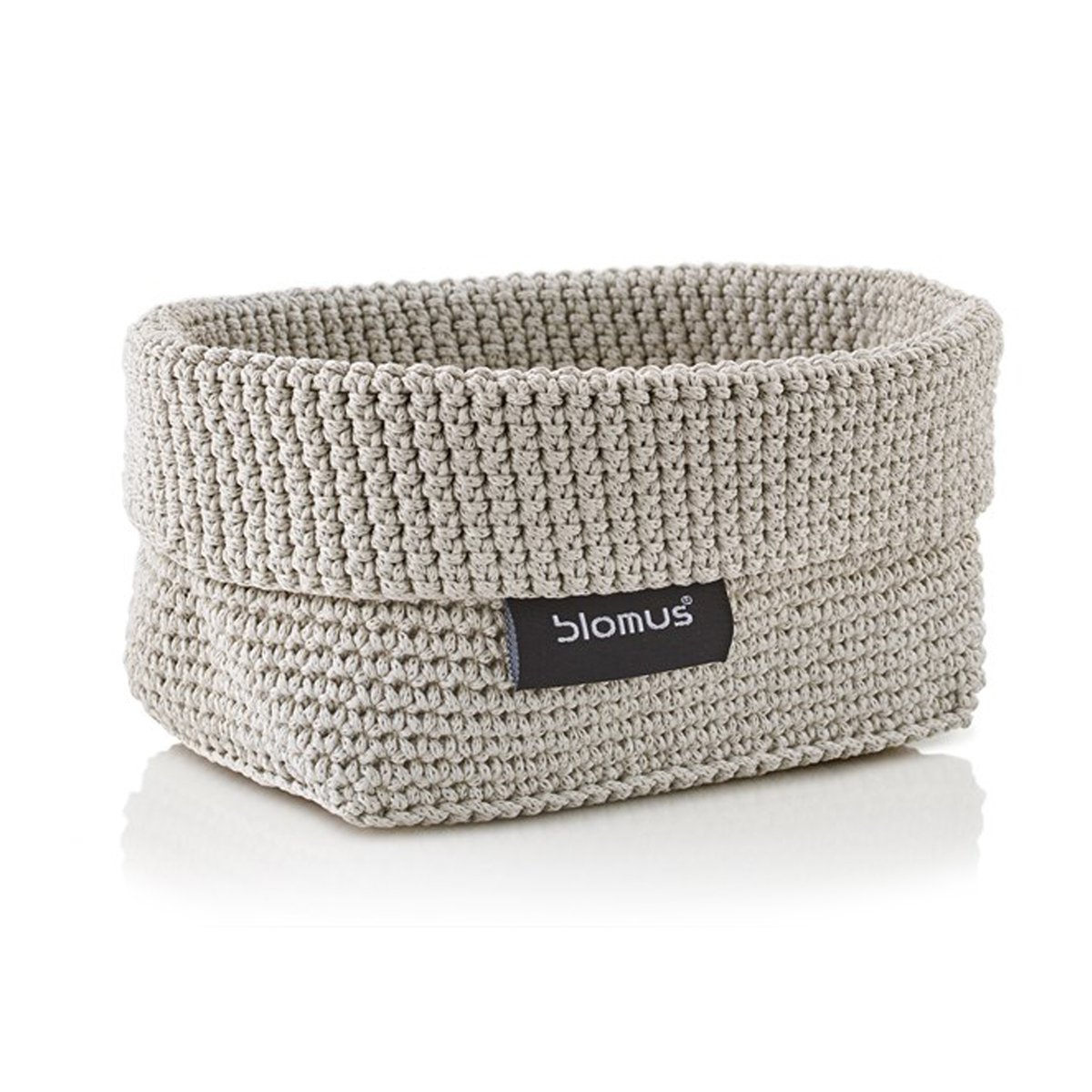 blomus Tela textilkorg M 10x15 cm Sand | Skandinavisk Design | Förvaringskorgar | Beige