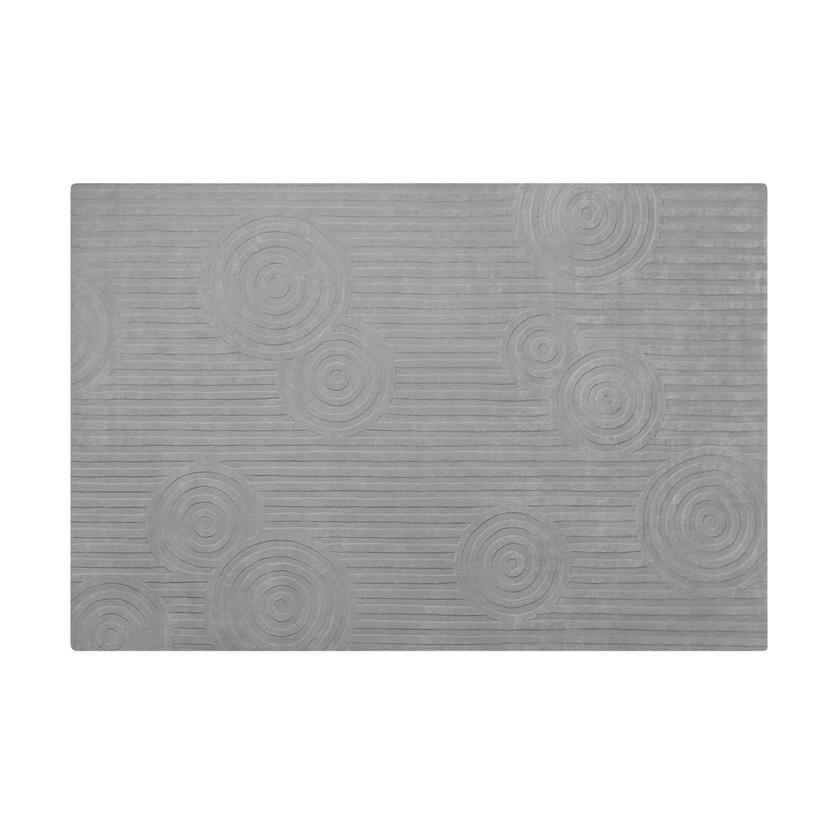 blomus Uzu matta L 200x300 cm Zinc | Skandinavisk Design | Lugg- & Ryamattor | Grå