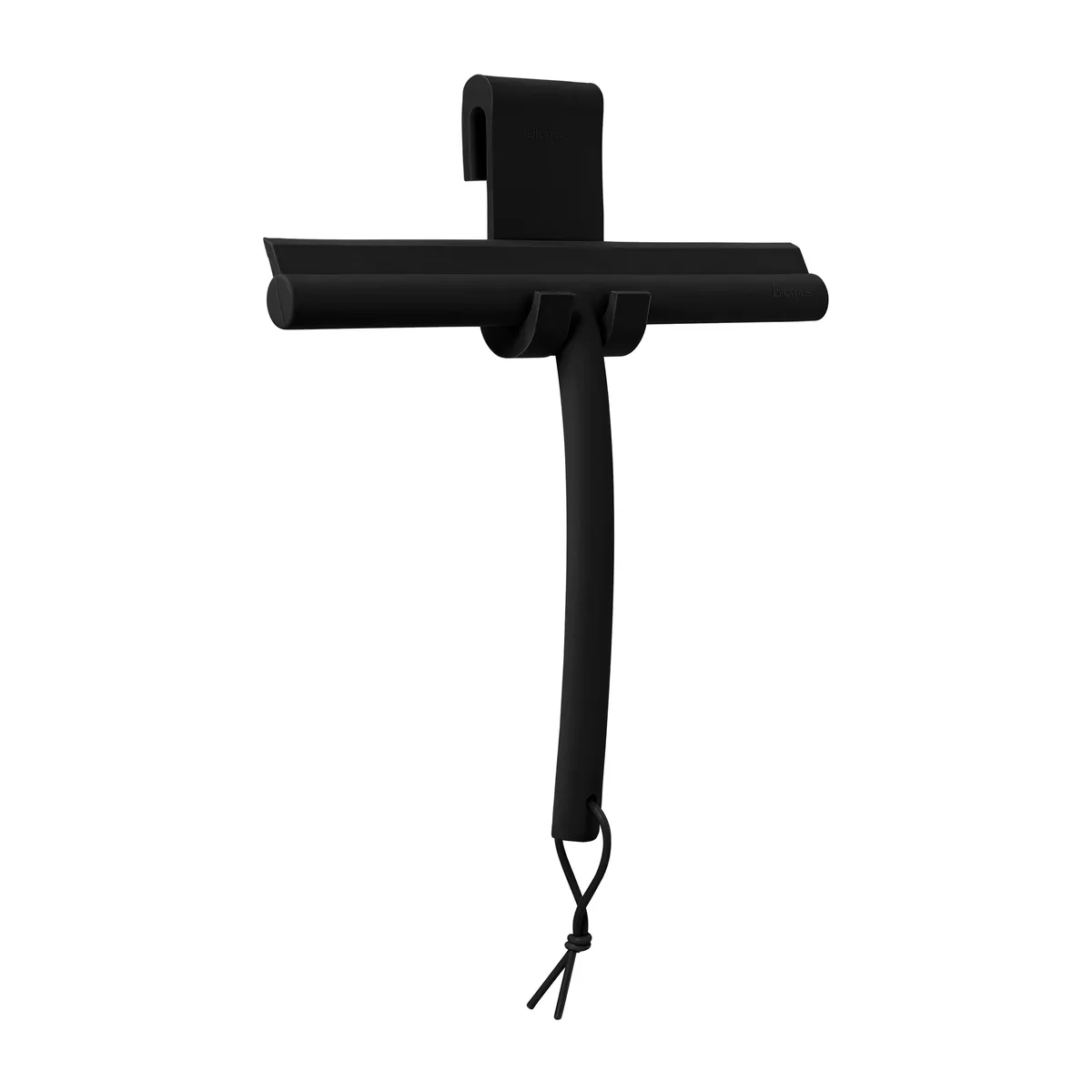 blomus Vipo duschskrapa med krok Svart