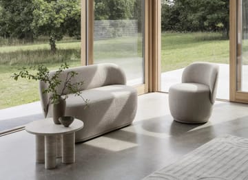 Volos sidobord S Ø52 cm - Travertine - Blomus